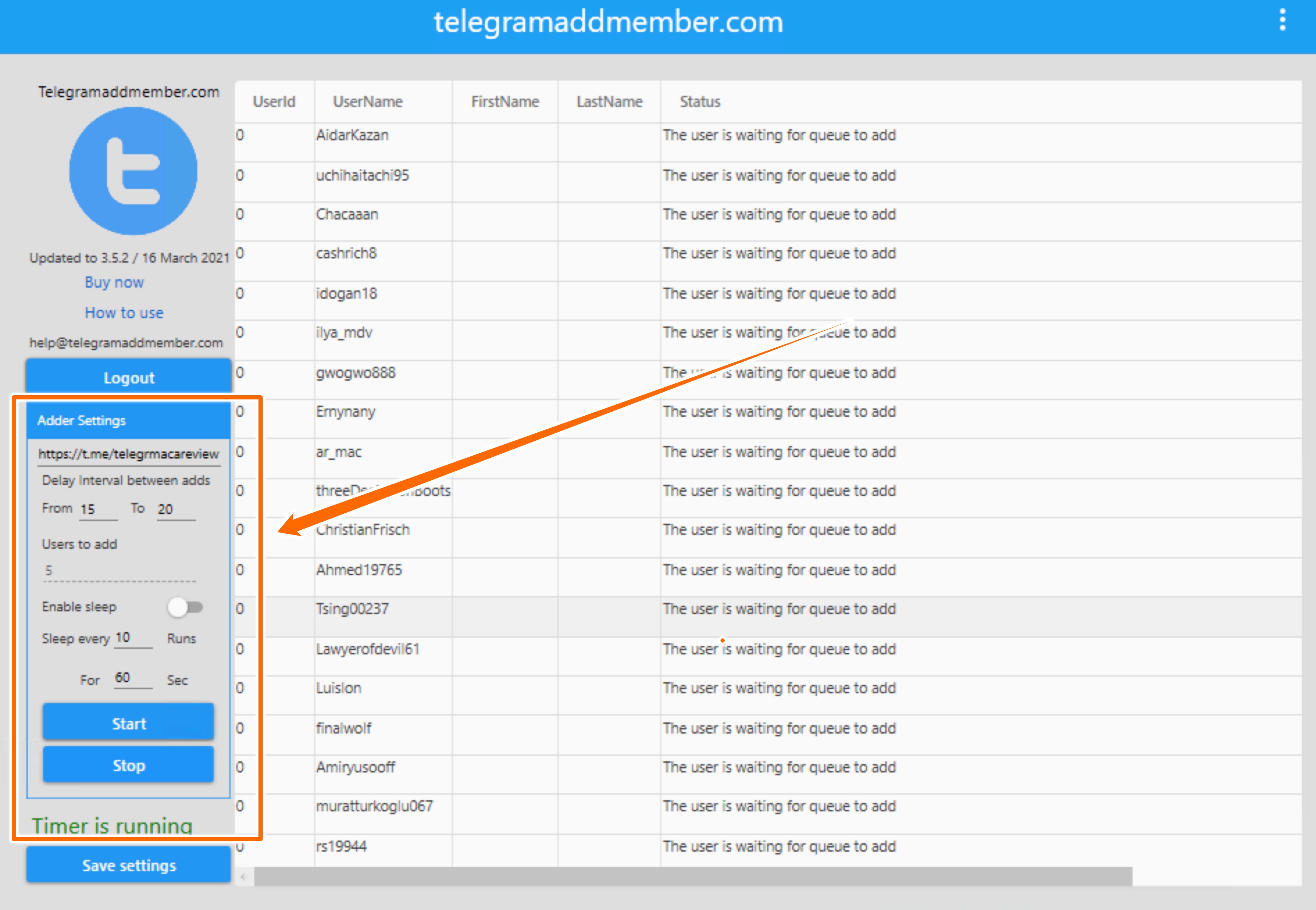 telegram add member settings